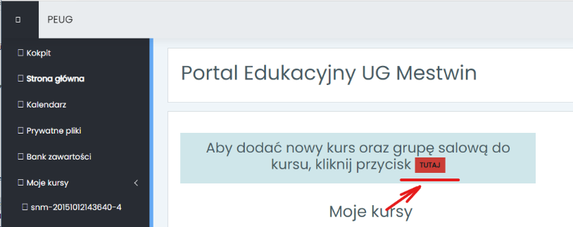 Check your permissions - click TUTAJ/HERE