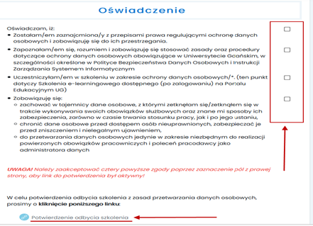 Approve the statement