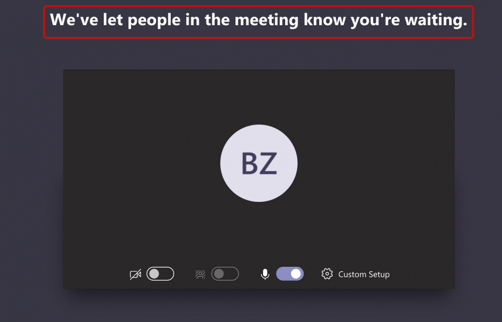 Wating - Someone will let you in